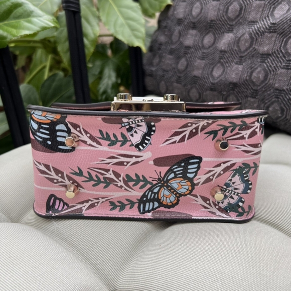 New FURLA METROPOLIS Mini Crossbody- Butterfly pink Made in Italy - Picture 6 of 7